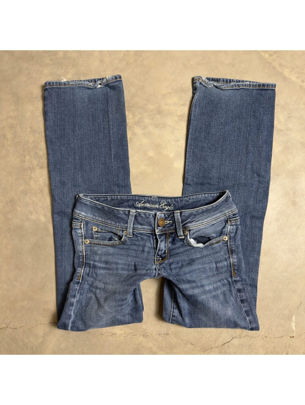 American Eagle Slim Boot Jeans Womens 0 Blue